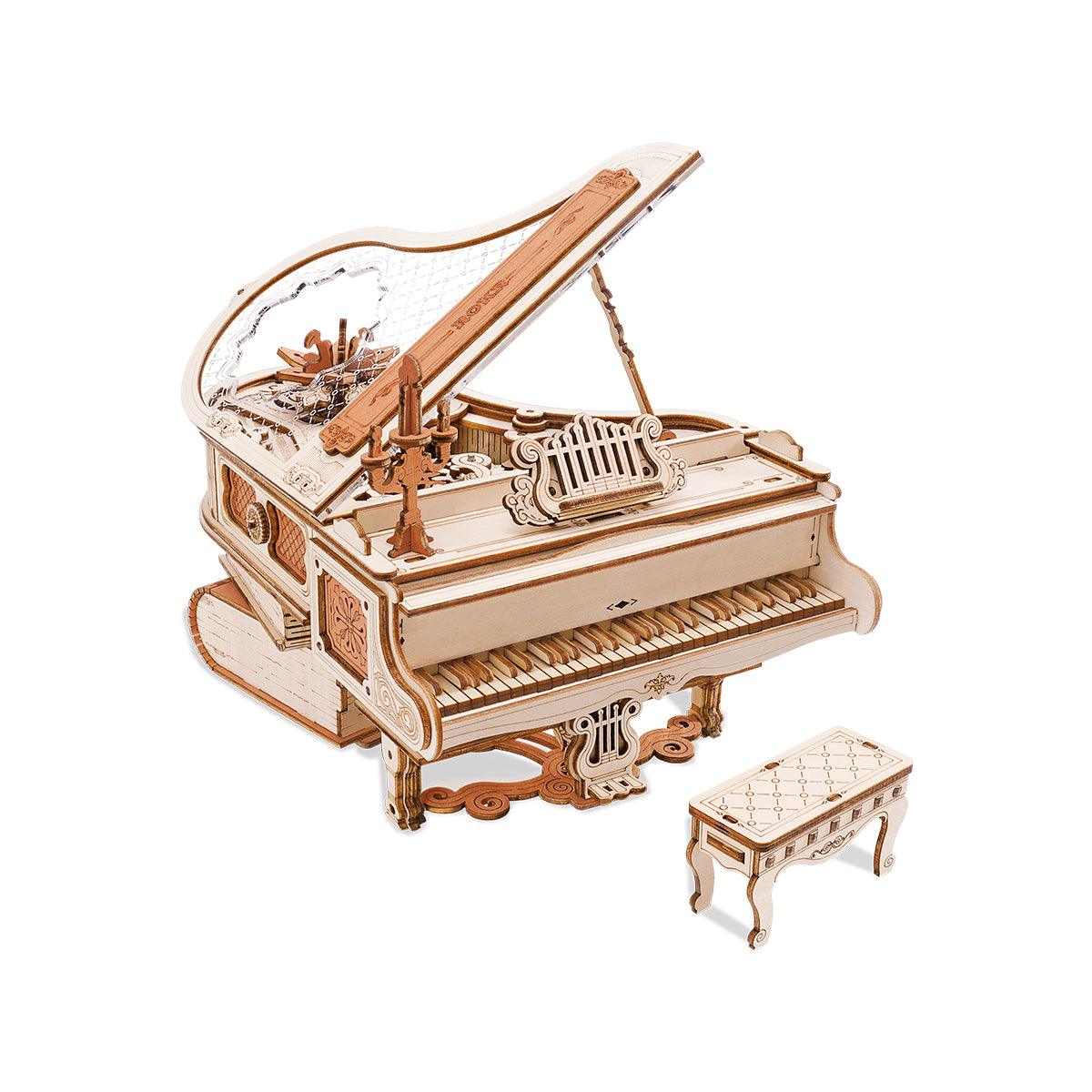 3D Wooden Magic Piano - PuzelCraft