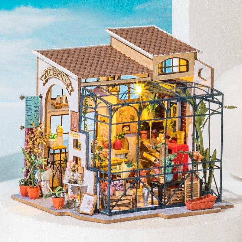 DIY Miniature House Flower Shop - PuzelCraft