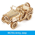 Army Jeep Car 3D Wooden Puzzle - PuzelCraft