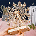 3D Wooden Puzzle Carnival Ferris Wheel - PuzelCraft