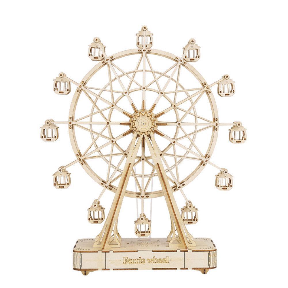 3D Wooden Puzzle Carnival Ferris Wheel - PuzelCraft