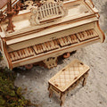 3D Wooden Magic Piano - PuzelCraft