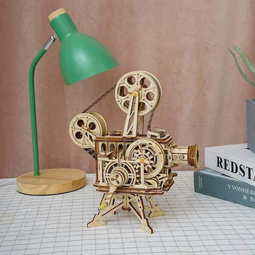 Projector Classic Film Vitascope 3D Wooden Puzzle - PuzelCraft