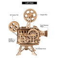 Projector Classic Film Vitascope 3D Wooden Puzzle - PuzelCraft