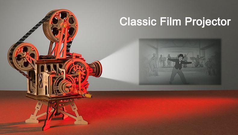 Projector Classic Film Vitascope 3D Wooden Puzzle - PuzelCraft