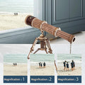 Unique Monocular Telescope 3D Wooden Puzzle - PuzelCraft